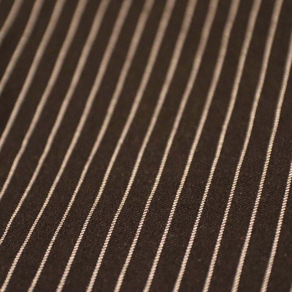 Who What Wear Pinstripe cropped stretch jet black white 14/27 inseam pant New - Picture 9 of 11